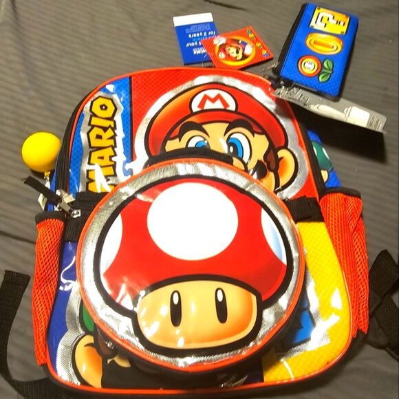 Mario Brothers 5 piece Bag Set 🎒 - Picture 1 of 6